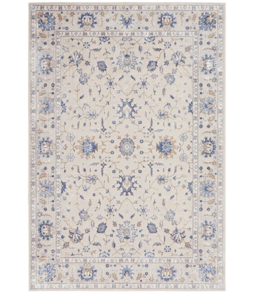 Nourison Sleek Textures Ivory Rug SLE09 5 ft. 3 in. X 7 ft. 3 in. Rect. - Rugs Town Nourison Sleek Textures Ivory SLE09 5 ft. 3 in. X 7 ft. 3 in. Rect. Rug