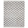 Nourison Moroccan Shag - Mrs01 White Area Rug 7 ft. 10 X 10 ft. 6 Rectangle