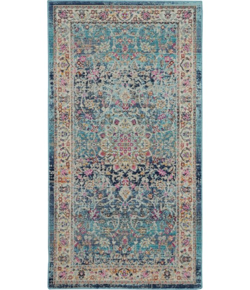 Nourison Vintage Kashan Area Rug VKA01-Blue