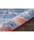 kathy ireland Home Safari Dreams Area Rug KI374-Blue/Brick