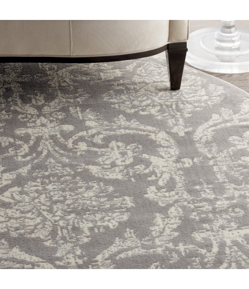 Nourison Jubilant Round Area Rug JUB09-Grey