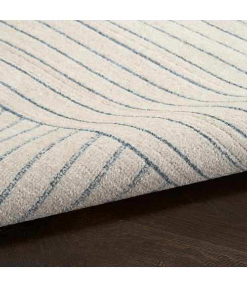 Nourison Home Washable Decor Cream Blue Rug WSD11 2 ft. X 6 ft. Rectangle - Rugs Town Nourison Home Washable Decor Cream Blue WSD11 2 ft. X 6 ft. Rectangle Rug