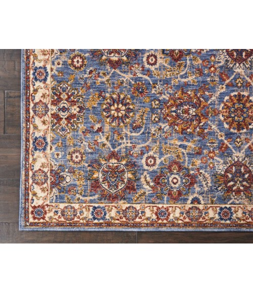 Nourison RESEDA Area Rug Nourison Reseda Runner Area Rug RES04-Sky
