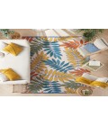Nourison Aloha Ivory Multicolor ALH18 10 ft. X 14 ft. Rectangle Rug