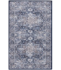 Nourison Home New Concept Washable Ivory Navy SR101 3 ft. X 5 ft. Rectangle Rug