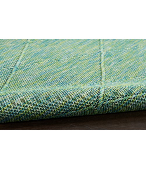 Nourison Practical Solutions Blue Green PSL01 7 ft. X 10 ft. Rectangle Rug