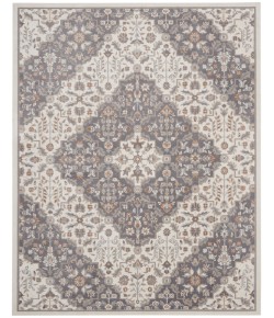 Nourison Elation - Etn08 Ivory Grey Area Rug 7 ft. 10 in. X 9 ft. 10 in. Rectangle