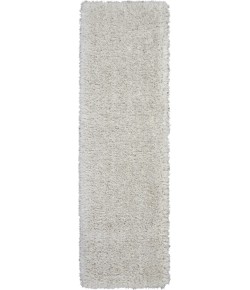 Nourison Luxe Shag - Lxs01 Light Grey Area Rug 2 ft. 2 X 7 ft. 6 Rectangle
