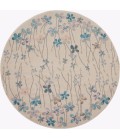 Nourison Tranquil Round Area Rug TRA04-Ivory