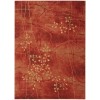 Nourison Somerset - St74 Flame Area Rug 6 ft. 7 X 9 ft. 7 Rectangle