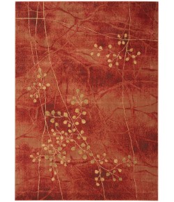 Nourison Somerset - St74 Flame Area Rug 6 ft. 7 X 9 ft. 7 Rectangle