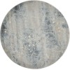 Nourison Somerset - St74 Silver Blue Area Rug 5 ft. 6 X Round