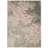 Nourison Tranquil(Traql) - Tra08 Grey Pink Area Rug 6 ft. X 9 ft. Rectangle