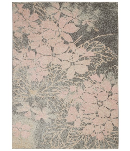 Nourison Tranquil Area Rug TRA08-Grey/Pink