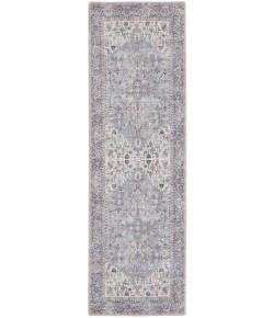 Nicole Curtis Nicolecurtis Series1 - Sr104 Grey Area Rug 2 ft. 2 in. X 8 ft. Runner