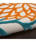 Nourison Aloha Area Rug ALH05 Turquoise Multicolor