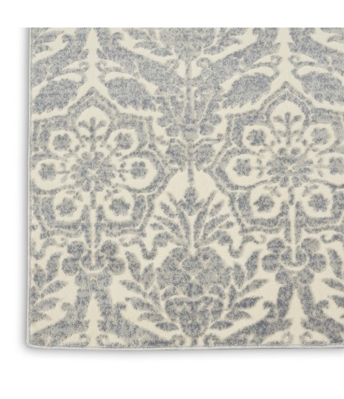 Nourison SAHARA Area Rug kathy ireland Home Sahara Area Rug KI390-Ivory/Platinum
