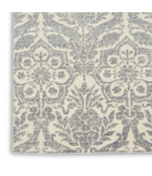 kathy ireland Home Sahara Area Rug KI390-Ivory/Platinum