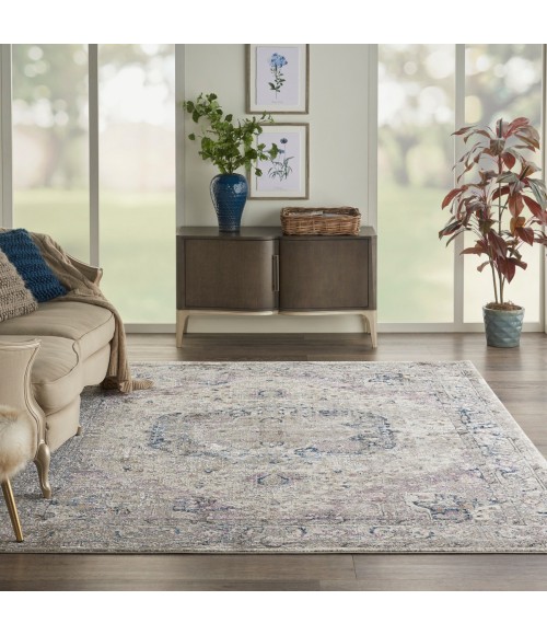 Royal Terrace Area Rug Kathy Ireland Royal Terrace Area Rug KI46 Ivory/Multi 8'10" x 11'10"