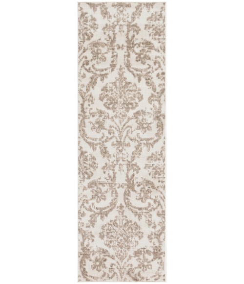 Nourison Jubilant Ivory Beige JUB09 2 ft. X 6 ft. Rect. Rug