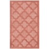 Nourison Easy Care Coral Orange NES01 2 ft. X 4 ft. Rectangle Rug