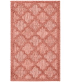 Nourison Easy Care Coral Orange NES01 2 ft. X 4 ft. Rectangle Rug