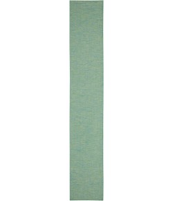 Nourison Positano - Pos01 Blue Green Area Rug 2 ft. 2 X 10 ft. Rectangle
