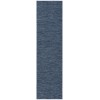 Nourison Washable Solutions 2ft. 2in. x 8ft. Navy Blue Modern Rug
