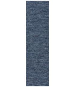 Nourison Washable Solutions 2ft. 2in. x 8ft. Navy Blue Modern Rug