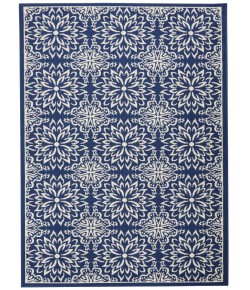 Nourison Home Jubilant JUB06 Navy Ivory 6 ft. X 9 ft. Area Rug