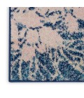 Nourison Tranquil Runner Area Rug TRA08-Navy/Pink