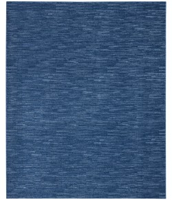 Nourison Essentials - Nre01 Navy Blue Area Rug 8 ft. X 11 ft. Rectangle