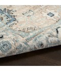 Nourison Home Washable Decor Taupe Blue WSD12 2 ft. X 6 ft. Rectangle Rug
