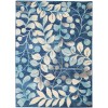 Nourison Tranquil(Traql) - Tra03 Navy Area Rug 6 ft. X 9 ft. Rectangle