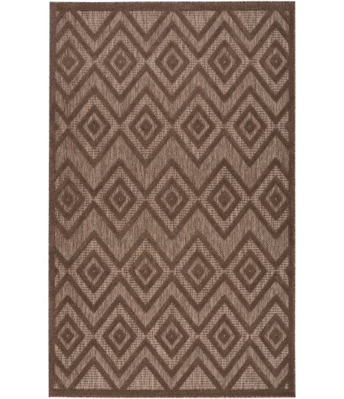 Nourison Versatile Brown NRV01 5 ft. X 7 ft. Rectangle Rug