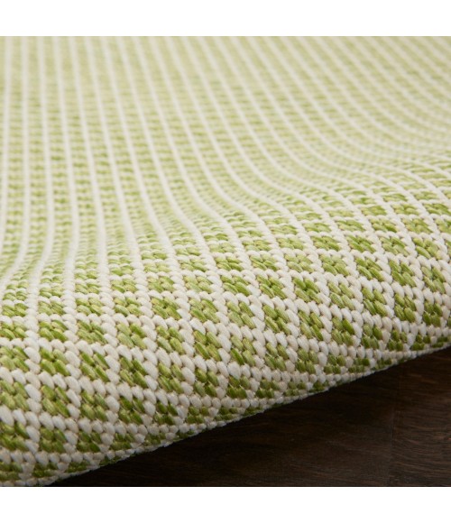 Nourison Courtyard Area Rug COU01-Ivory Green