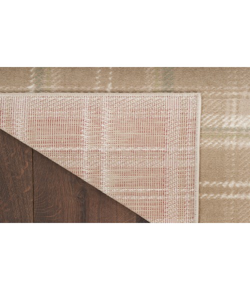 Nourison Grafix Taupe GRF03 2 ft. 3 in. X 12 ft. Rectangle Rug