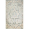 Nourison Astra Machine Washable Light Blue ASW12 9 ft. X 12 ft. Rectangle Rug