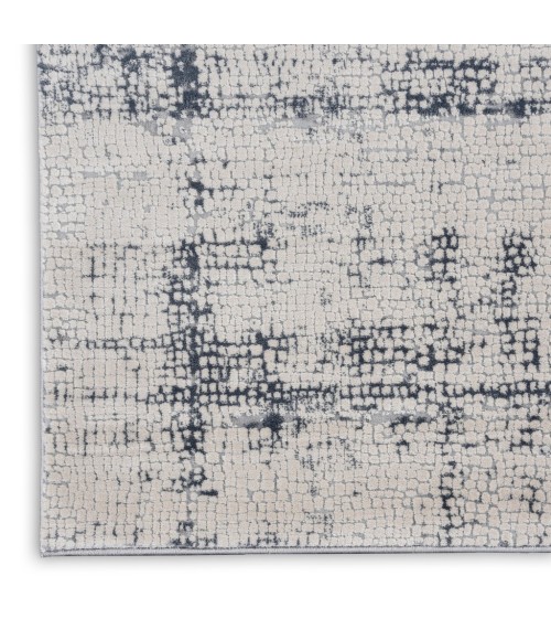 Nourison Rustic Textures Runner Area Rug RUS06-Ivory/Blue