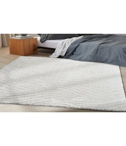Calvin Klein Surfaces Silver Grey SFC01 3 ft. 11 in. X 5 ft. 11 in. Rectangle Rug