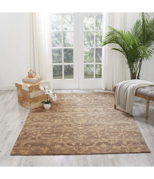 Nourison Silk Elements Area Rug SKE22-Taupe