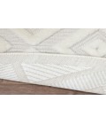 Nourison Versatile Ivory White NRV01 8 ft. Round Rug