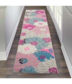 Nourison Passion - Psn17 Grey Area Rug 2 ft. 2 X 10 ft. Rectangle