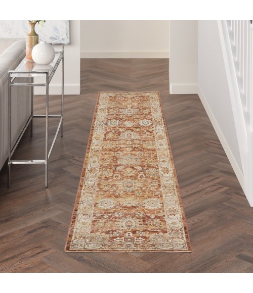 Nourison Sahar Rust SHR02 10 ft. Rect. Rug