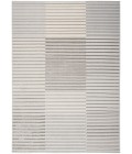 Inspire Me! Home Décor Brushstrokes Area Rug BSK04 Silver Grey