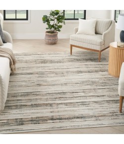 Nourison Serenity Home Ivory Beige SRH03 10 ft. X 14 ft. Rect. Rug