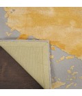 Nourison Prismatic Area Rug PRS19 Grey/Gold 8'6" x 11'6"