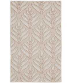 Nourison Aloha Ivory Grey ALH35 2 ft. 8 in. X 4 ft. Rectangle Rug