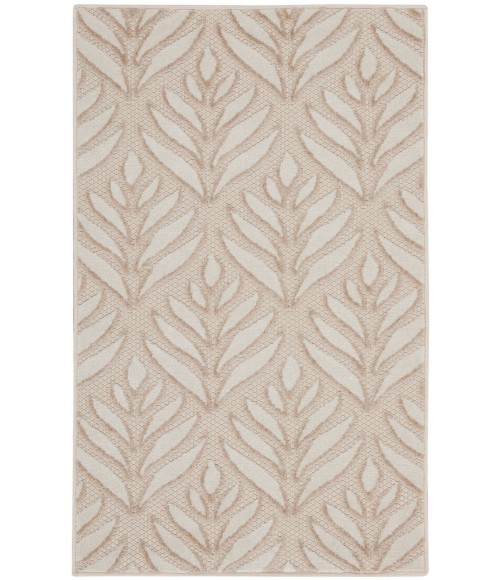 Nourison Aloha Ivory Grey ALH35 2 ft. 8 in. X 4 ft. Rectangle Rug