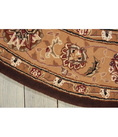 Nourison 2000 Area Rug Nourison 2000 Round Area Rug 2206-Brown